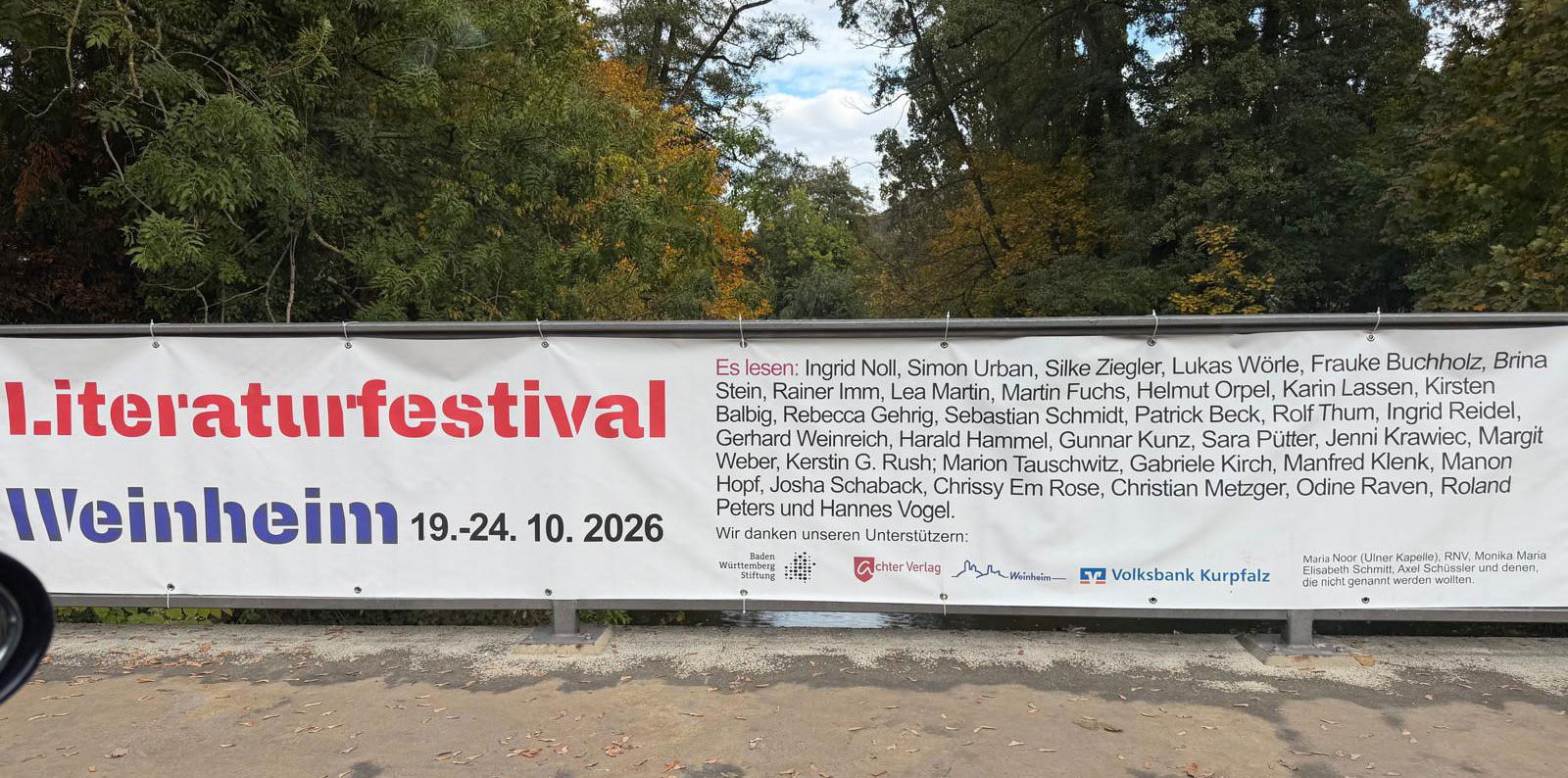Literaturfest-Weinheim-Banner Banner zum Literaturfest Weinheim 2026